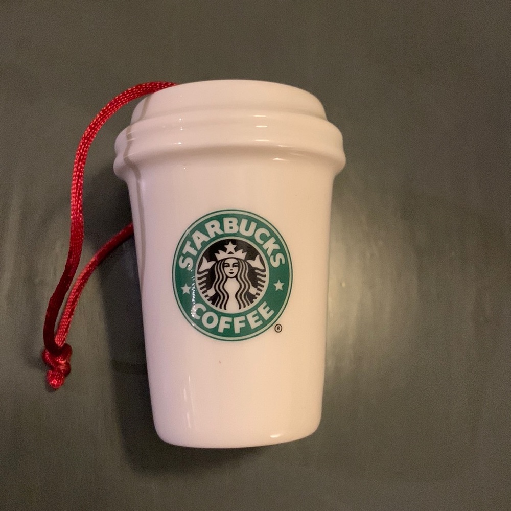 Ceramic Starbucks ornament